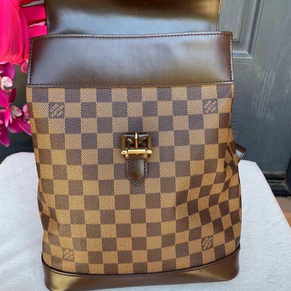 💝LIKE NEW 💝 LOUIS VUITTON Damier Ebene Soho Backpack - Picture 4 of 17